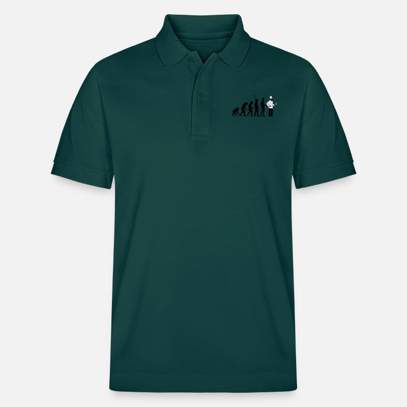 evolution_koch_2c - Polo PREPSTER bio Stanley/Stella Unisexe - vert vitré