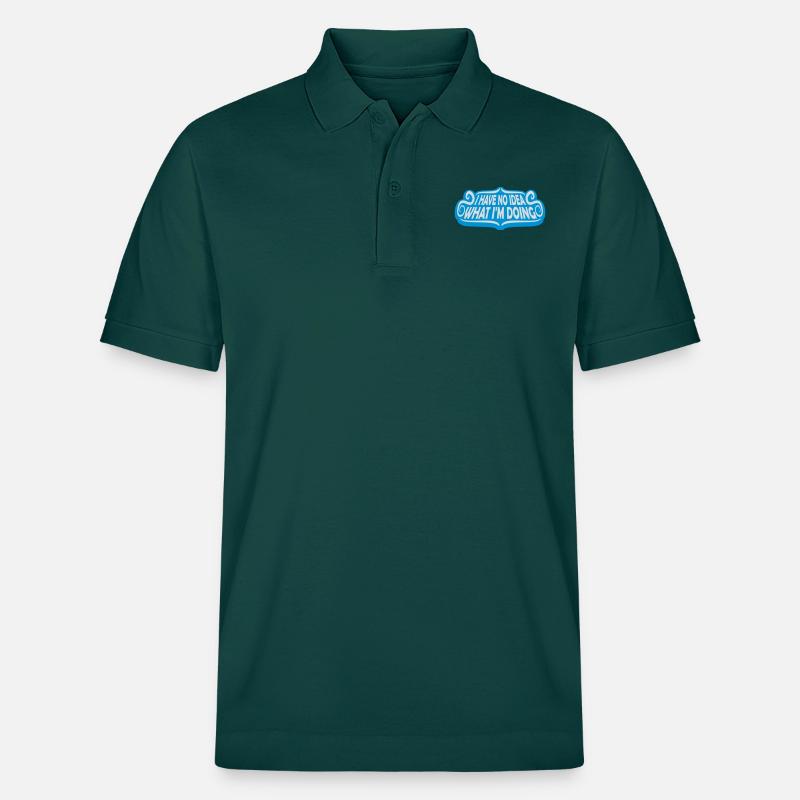 I Have No Idea - Stanley/Stella Unisex Bio-Poloshirt PREPSTER - Glasiertes Grün