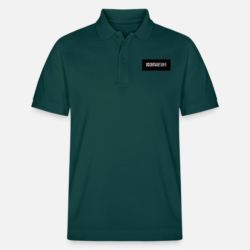 3D Effekt House Logo - Stanley/Stella Unisex Bio-Poloshirt PREPSTER - Glasiertes Grün