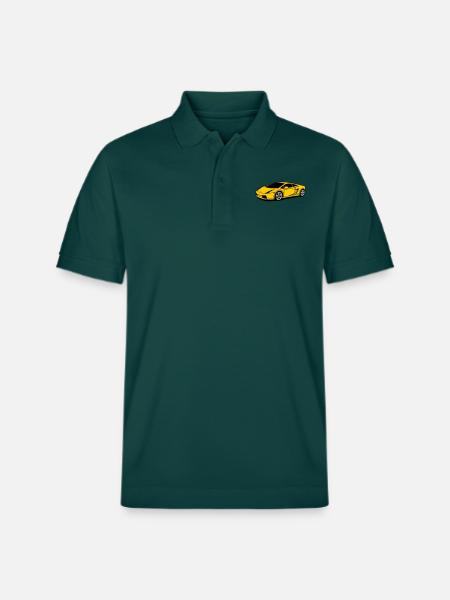 race_car - Stanley/Stella Unisex Organic Polo Shirt PREPSTER - glazed green