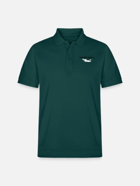 The yogifiant! - Stanley/Stella Unisex Organic Polo Shirt PREPSTER - glazed green