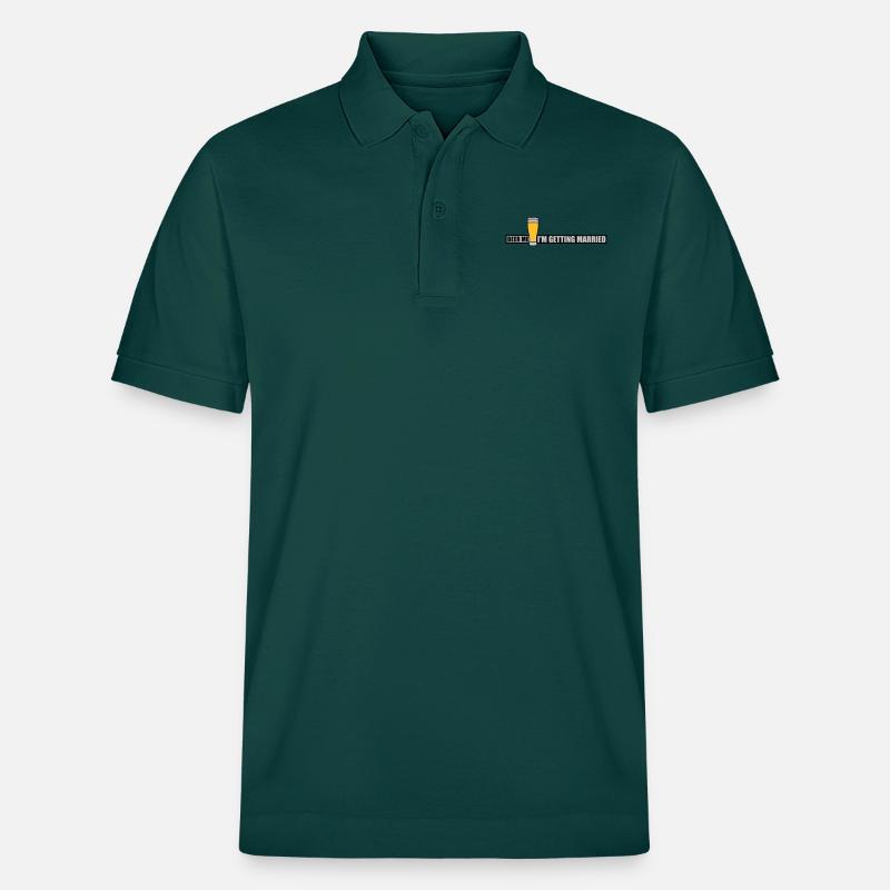 Beer Me Getting Married - Stanley/Stella Unisex Bio-Poloshirt PREPSTER - Glasiertes Grün