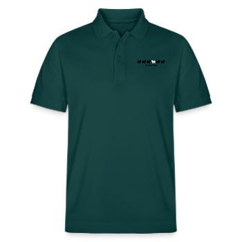 Tibet Terrier - Be different - Stanley/Stella Unisex Organic Polo Shirt PREPSTER - glazed green - Front - Roxy (174cm) & Andy (188cm)