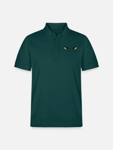 Dangerous evil eyes - Stanley/Stella Unisex Organic Polo Shirt PREPSTER - glazed green