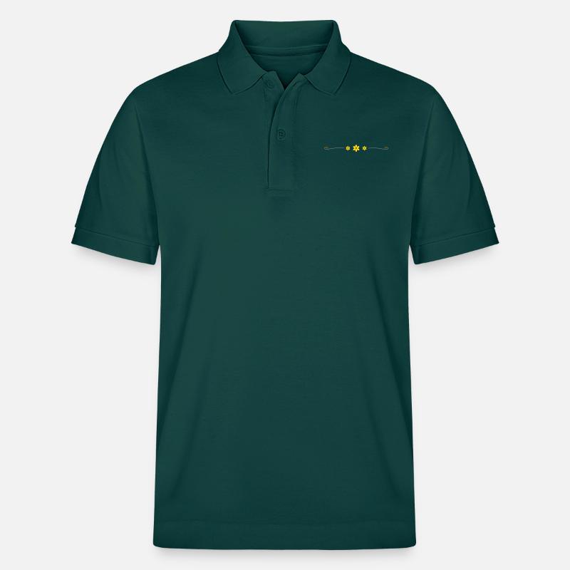 vrille de fleur - Polo PREPSTER bio Stanley/Stella Unisexe - vert vitré