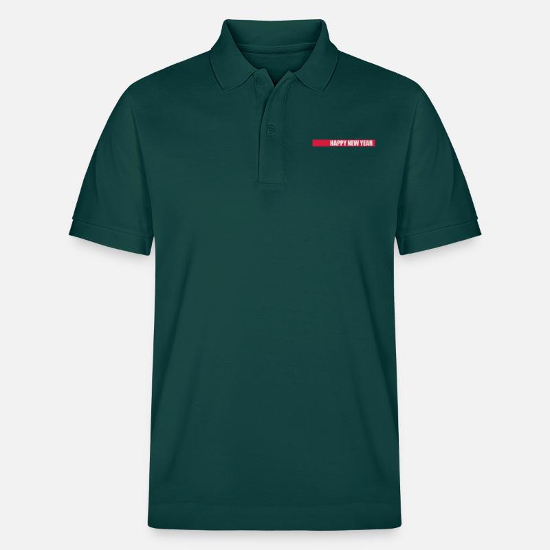 Citation Bonne année - Polo PREPSTER bio Stanley/Stella Unisexe - vert vitré