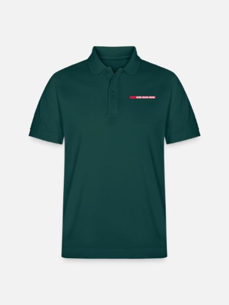 drink drank drunk quote - Stanley/Stella Unisex Organic Polo Shirt PREPSTER - glazed green