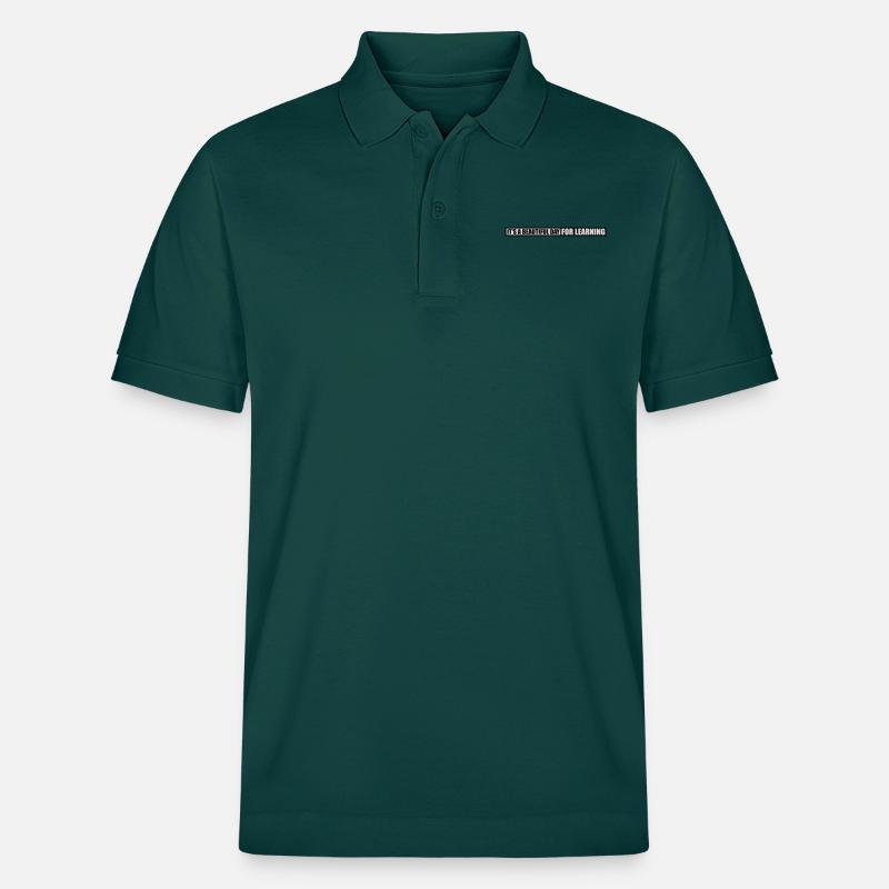 beautiful day for learning - Stanley/Stella Unisex Organic Polo Shirt PREPSTER - glazed green