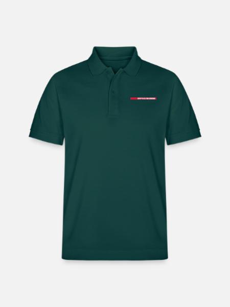 crypto is for virgins - Stanley/Stella Unisex Organic Polo Shirt PREPSTER - glazed green