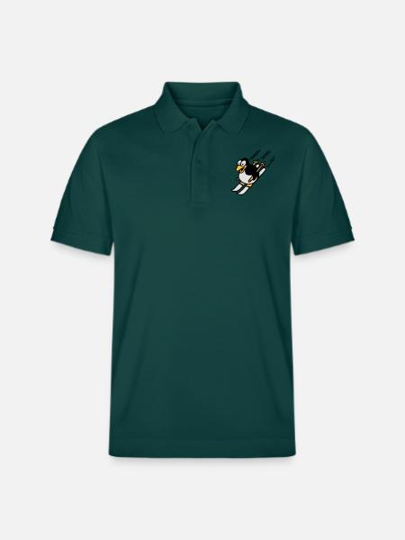 pinguin_ski_022011_a_3c - Stanley/Stella Unisex Organic Polo Shirt PREPSTER - glazed green