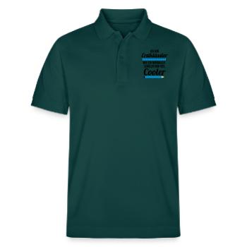 First graders schooling students just a lot cooler - Stanley/Stella Unisex Organic Polo Shirt PREPSTER - glazed green - Front - Roxy (174cm) & Andy (188cm)