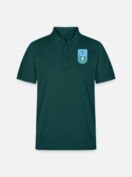 goose on the loose - Stanley/Stella Unisex Organic Polo Shirt PREPSTER - glazed green