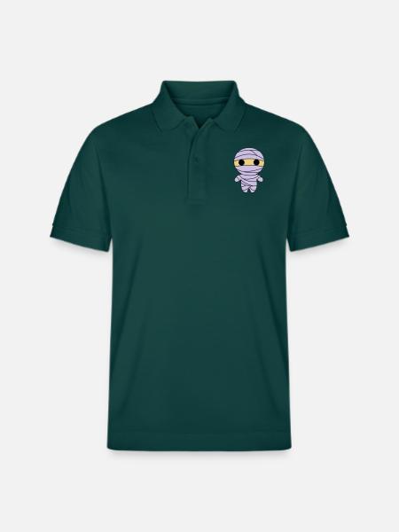 mummy - Stanley/Stella Unisex Organic Polo Shirt PREPSTER - glazed green