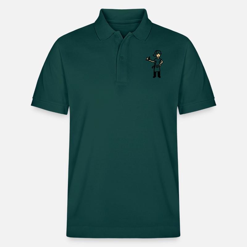 Kellnerin - Stanley/Stella Unisex Bio-Poloshirt PREPSTER - Glasiertes Grün