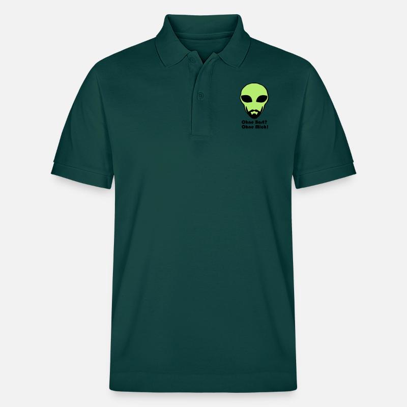 Alien Bart - Stanley/Stella Unisex Bio-Poloshirt PREPSTER - Glasiertes Grün