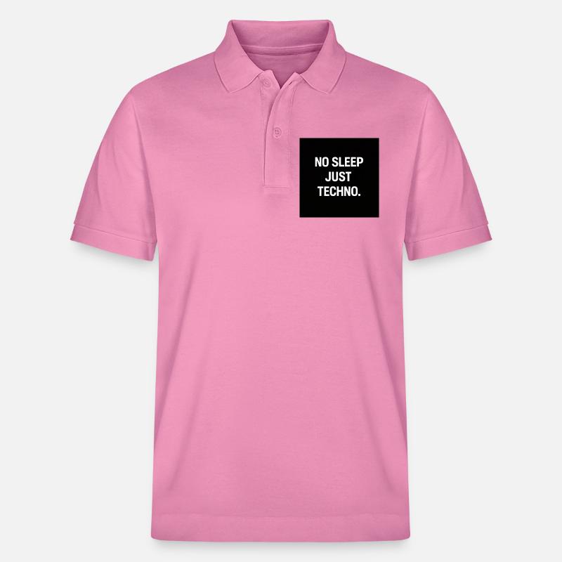 Pas de sommeil, juste Techno - Polo PREPSTER bio Stanley/Stella Unisexe - rose bulle