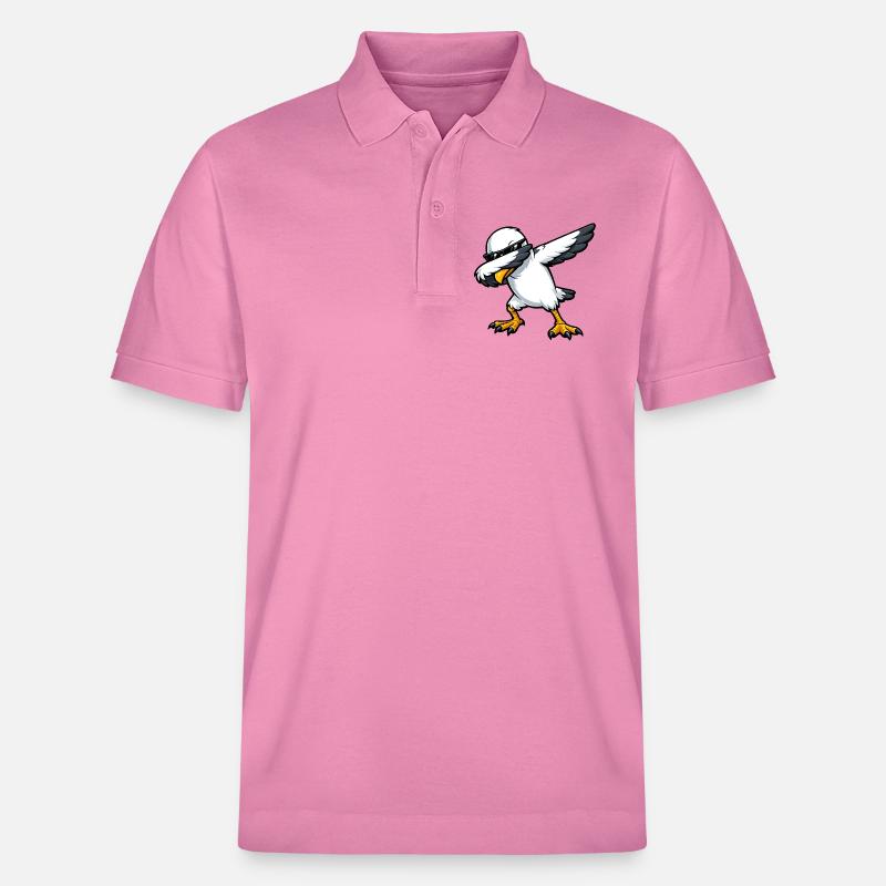 Dabbing Möwe - Stanley/Stella Unisex Bio-Poloshirt PREPSTER - Blasenrosa