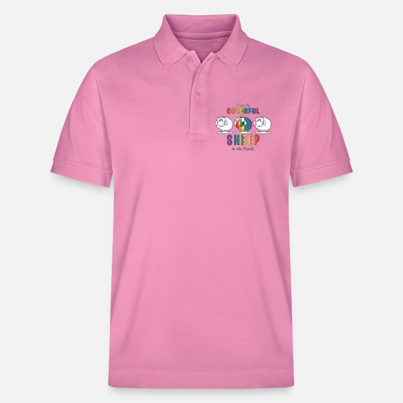Das bunte Schaf - Stanley/Stella Unisex Bio-Poloshirt PREPSTER - Blasenrosa