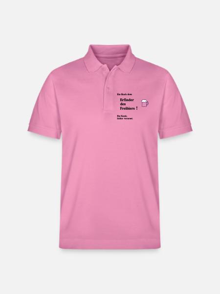 Erfinder des Freibiers - Stanley/Stella Unisex Bio-Poloshirt PREPSTER - Blasenrosa