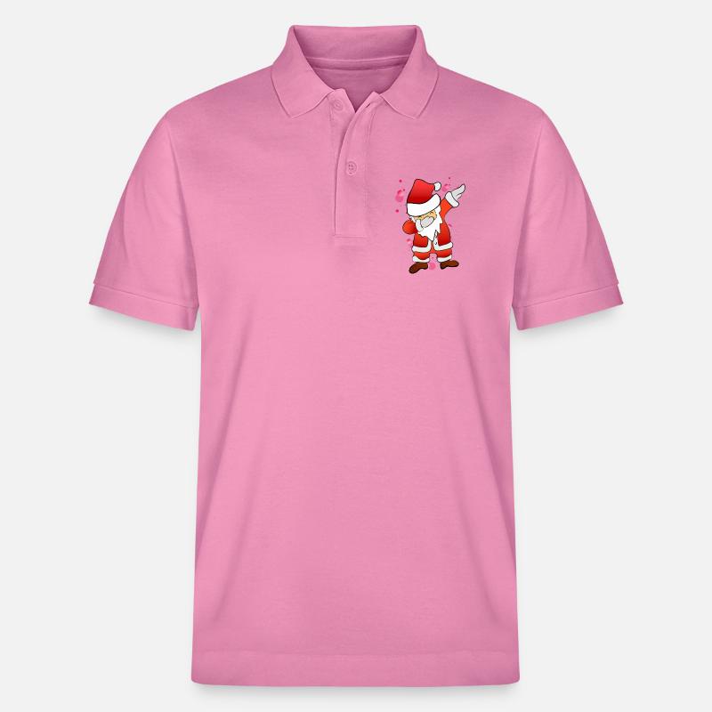 Dabbing Nicholas - Stanley/Stella Unisex Organic Polo Shirt PREPSTER - bubble pink