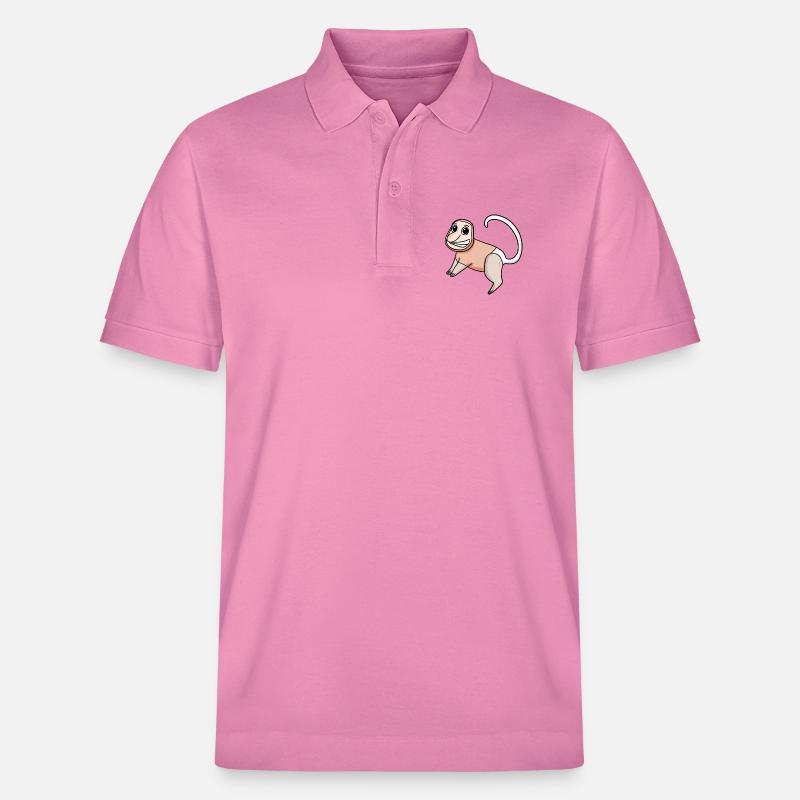 Proboscis Singe Singe Singe - Polo PREPSTER bio Stanley/Stella Unisexe - rose bulle