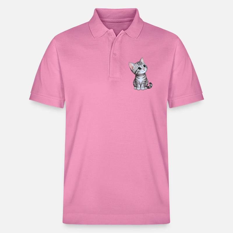 chaton mignon - Polo PREPSTER bio Stanley/Stella Unisexe - rose bulle