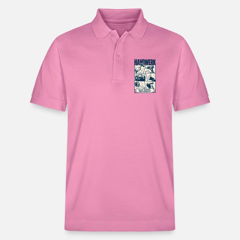 Fabriquer pas parfait mais efficace - Polo PREPSTER bio Stanley/Stella Unisexe - rose bulle