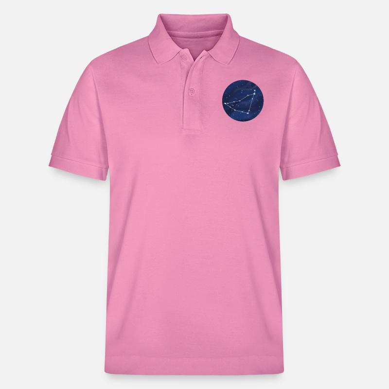 Sternbild Steinbock Sternzeichen - Stanley/Stella Unisex Bio-Poloshirt PREPSTER - Blasenrosa