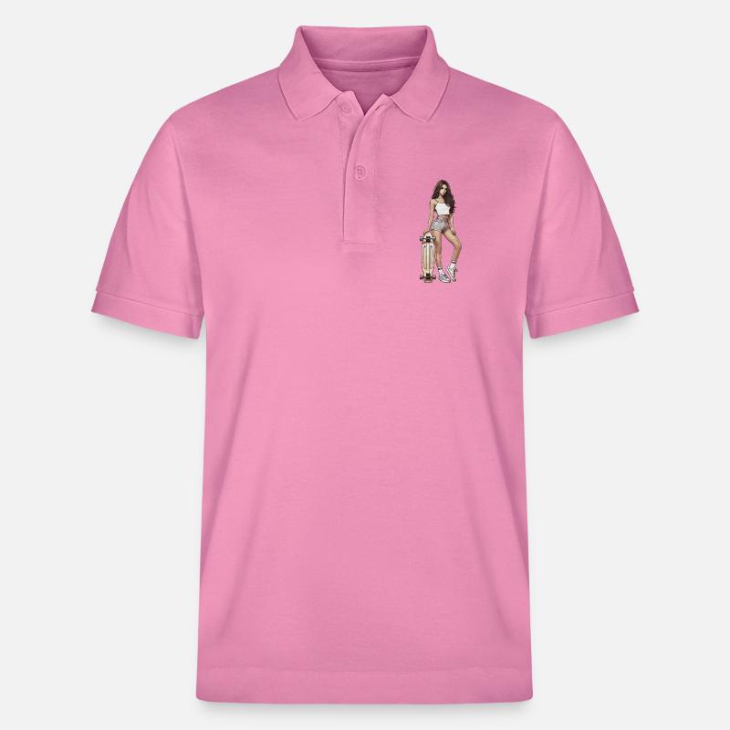 Skateuse - Polo PREPSTER bio Stanley/Stella Unisexe - rose bulle