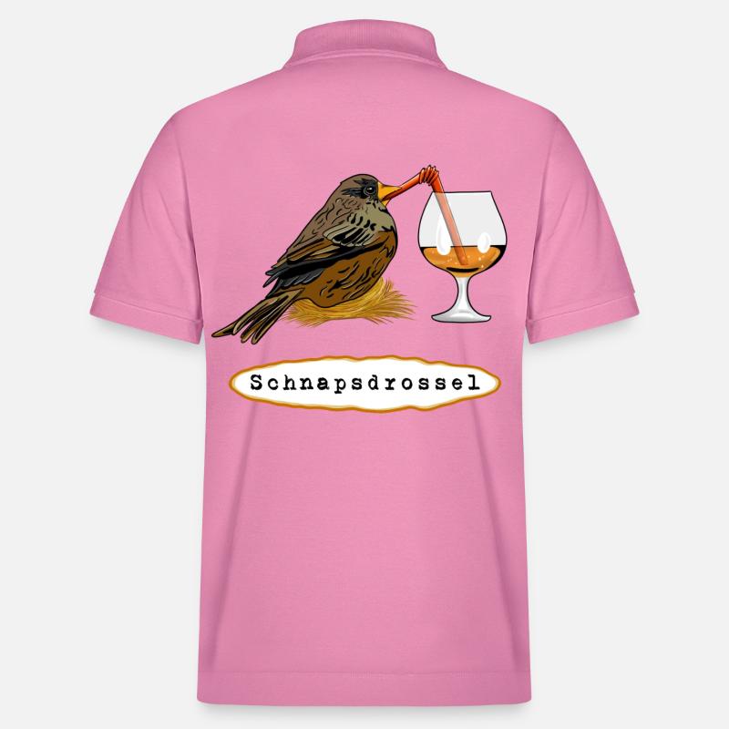 Stößchen! Schnapsdrossel - Stanley/Stella Unisex Bio-Poloshirt PREPSTER - Blasenrosa