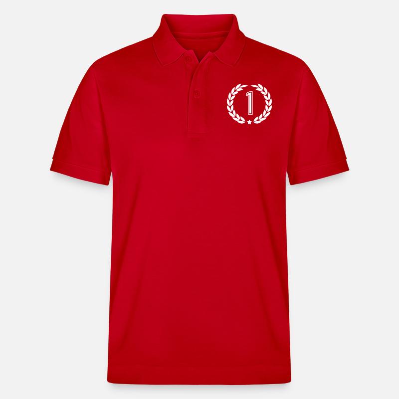 Couronne de laurier 1 - Polo PREPSTER bio Stanley/Stella Unisexe - rouge