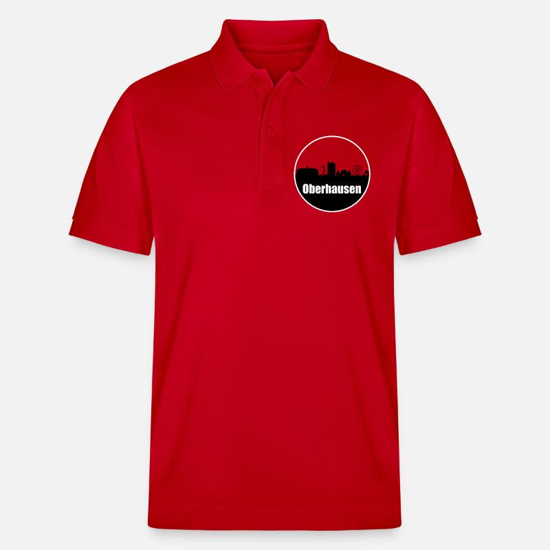 Oberhasuen Transparenz Skyline - Stanley/Stella Unisex Bio-Poloshirt PREPSTER - Rot