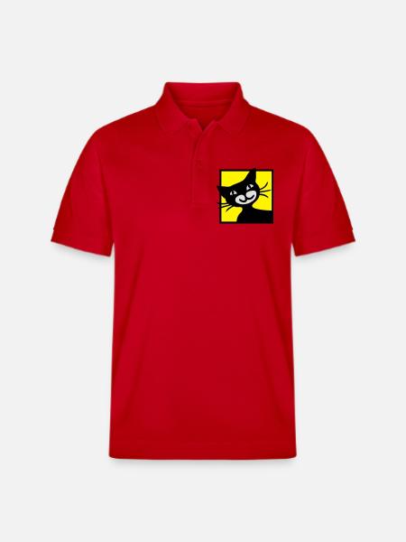 Chat - Polo PREPSTER bio Stanley/Stella Unisexe - rouge