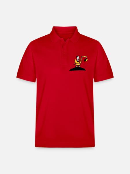 pelleteuse - Polo PREPSTER bio Stanley/Stella Unisexe - rouge