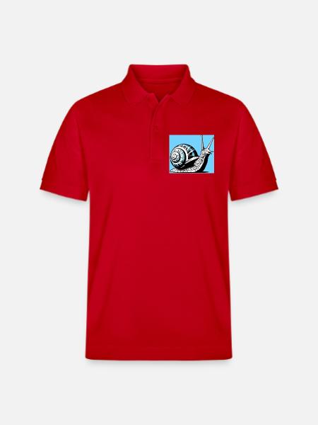 Escargot - Polo PREPSTER bio Stanley/Stella Unisexe - rouge