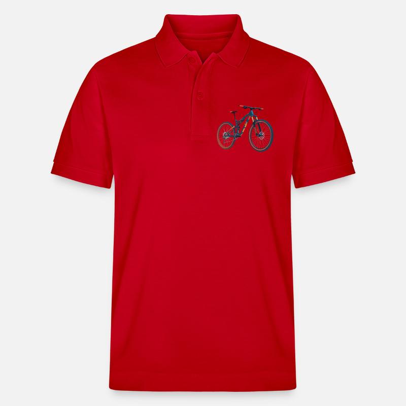 MTB Fully - Stanley/Stella Unisex Bio-Poloshirt PREPSTER - Rot