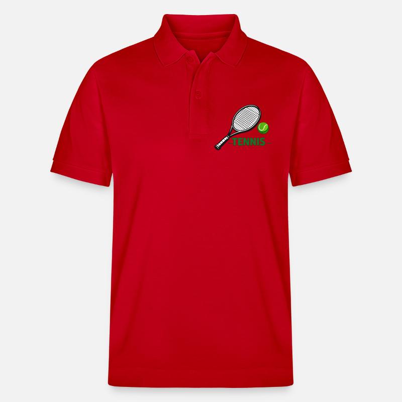 Conception de tennis - Polo PREPSTER bio Stanley/Stella Unisexe - rouge