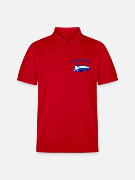 Busfahrer Design - Stanley/Stella Unisex Bio-Poloshirt PREPSTER - Rot