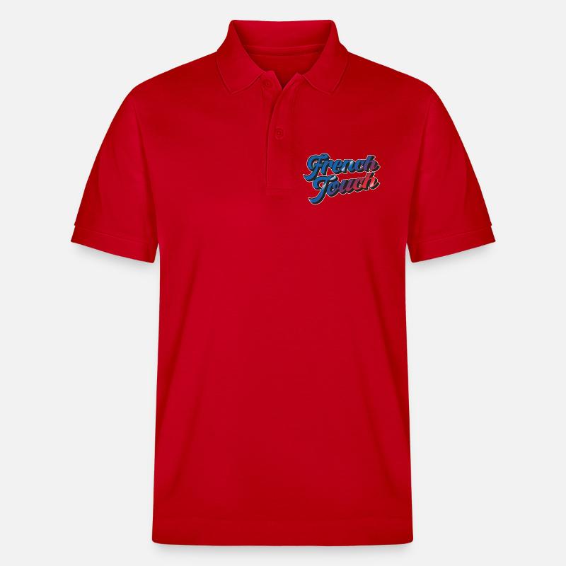 French Touch - Polo PREPSTER bio Stanley/Stella Unisexe - rouge