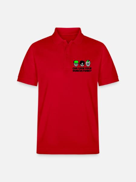 subculture - Stanley/Stella Unisex Organic Polo Shirt PREPSTER - red