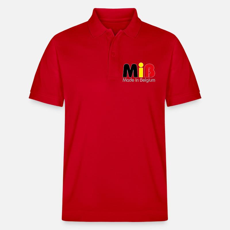 MiB Made in Belgium – Version 2018 - Stanley/Stella Unisex Bio-Poloshirt PREPSTER - Rot