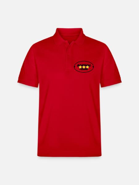 Baseballmannschaft – Sport - Stanley/Stella Unisex Bio-Poloshirt PREPSTER - Rot