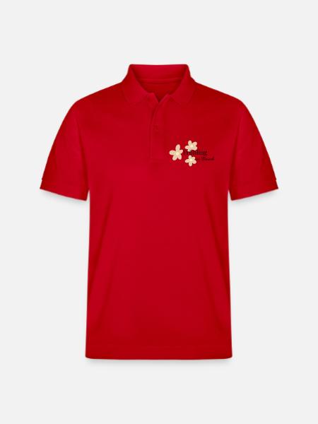 Spring in the belly - Stanley/Stella Unisex Organic Polo Shirt PREPSTER - red