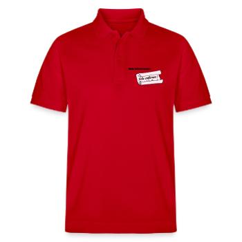 Secret - Stanley/Stella Unisex Organic Polo Shirt PREPSTER - red - Front - Roxy (174cm) & Andy (188cm)
