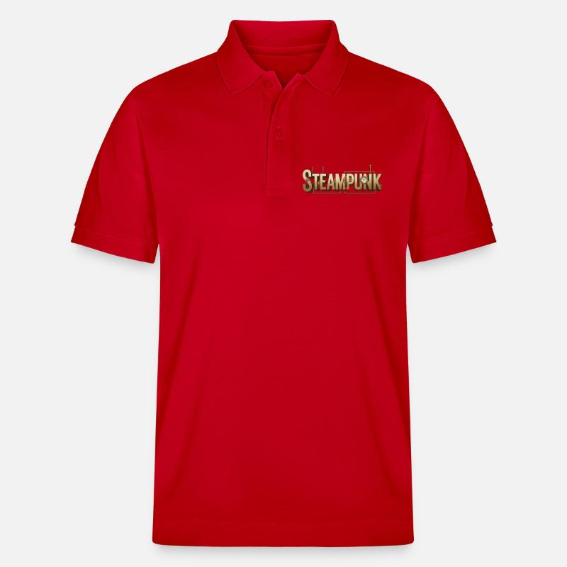 Steampunk - Stanley/Stella Unisex Bio-Poloshirt PREPSTER - Rot