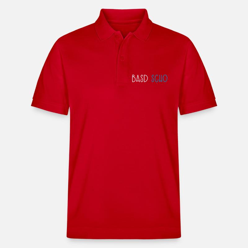 Basd Scho Bavière Dialecte bavarois - Polo PREPSTER bio Stanley/Stella Unisexe - rouge