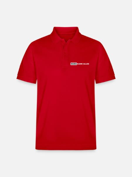 Mama Kann Alles Power Mutti - Stanley/Stella Unisex Bio-Poloshirt PREPSTER - Rot