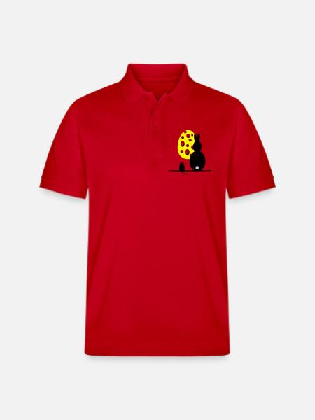 Mäuseosterei - Stanley/Stella Unisex Bio-Poloshirt PREPSTER - Rot