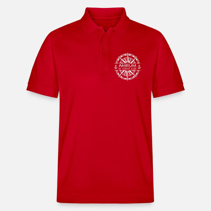 Amrum - Stanley/Stella Unisex Bio-Poloshirt PREPSTER - Rot