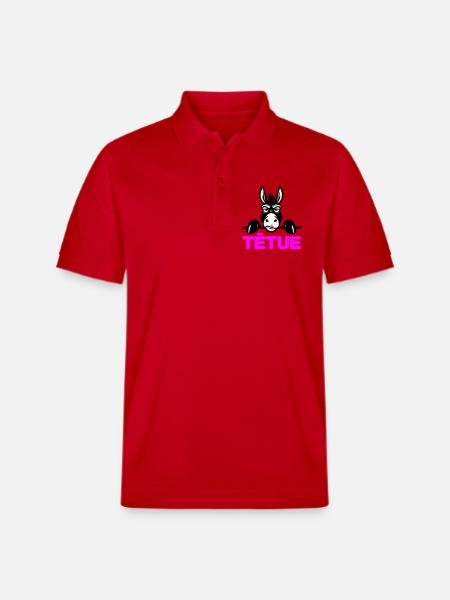 Hartnäckig - Stanley/Stella Unisex Bio-Poloshirt PREPSTER - Rot